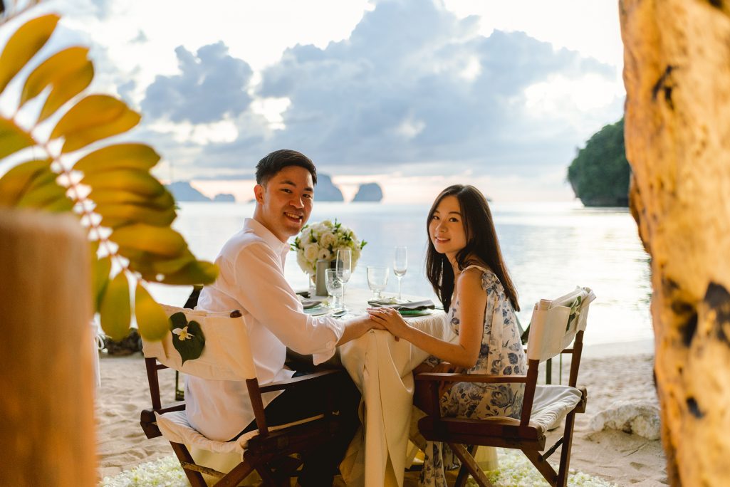 Krabi surprise proposal photographer, Rayavadee resort, Railay beach, Krabi photographer, Krabi photography