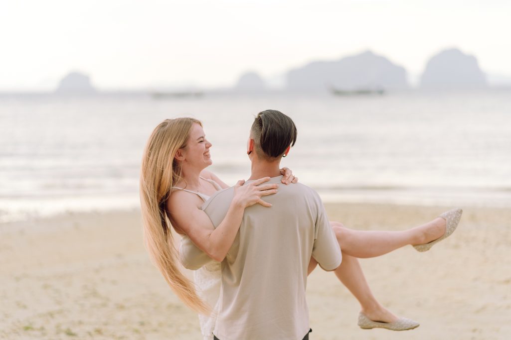 Krabi proposal, Krabi beach wedding decoration, Krabi photographer, Krabi decoration, Surprise proposal on the beach at Krabi, Krabi proposal decoration, Krabi wedding planner