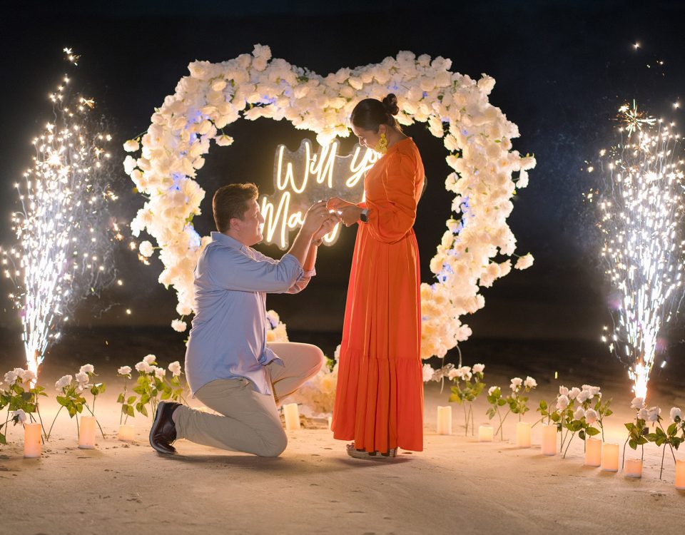 Decoration for surprise proposal in Krabi, Krabi Marriage proposal decoration, Krabi Marriage proposal planner, Krabi planner, krabi surprise proposal decoration, krabi videographer, Krabi wedding planner