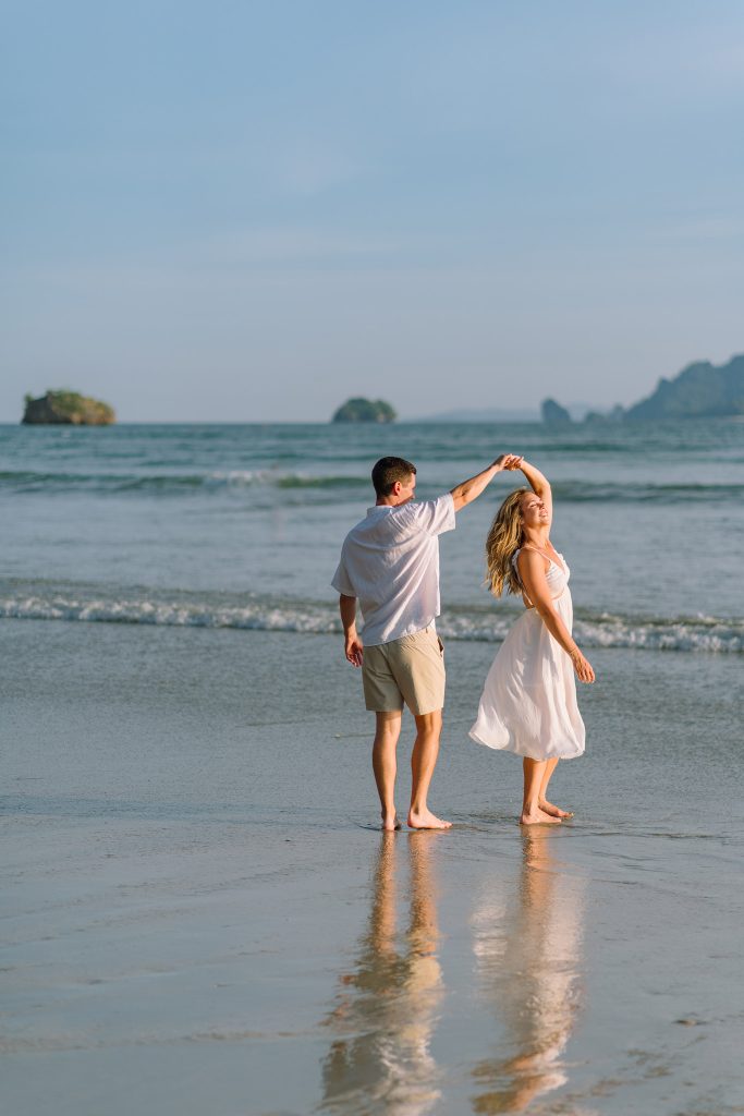 Krabi photographer, Krabi photography, Krabi honeymoon photography, honeymoon, couple, Aonang Monkey trail, Ao Nang, Engagement, Photo shoot at Ao Nang beach