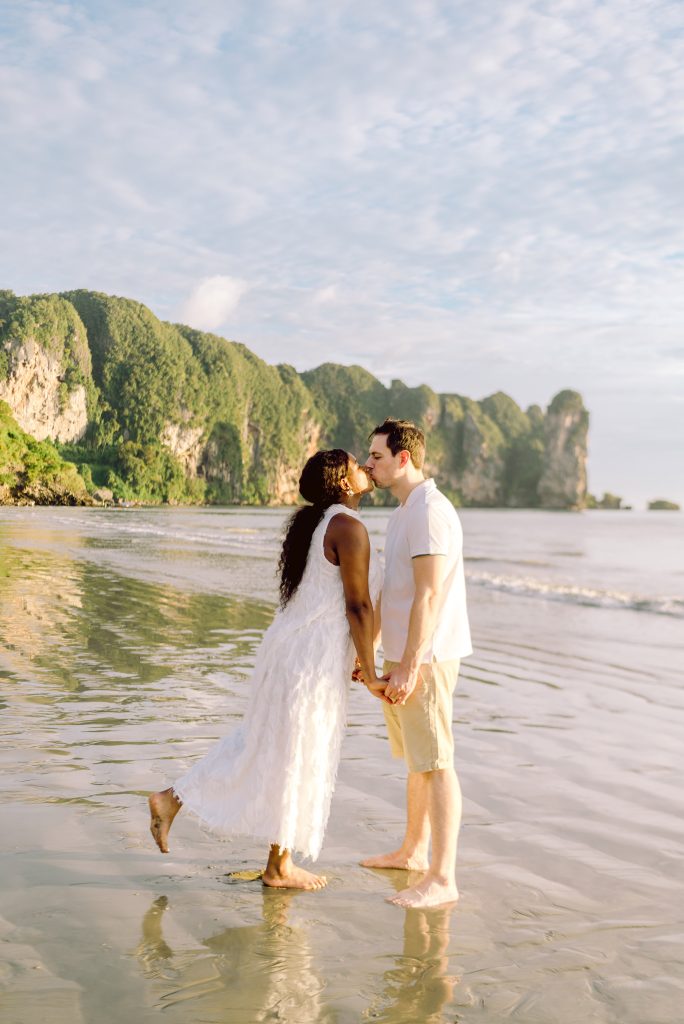 Krabi photographer, Krabi photography, Krabi honeymoon photography, honeymoon, couple, Aonang Monkey trail, Ao Nang, Engagement, Photo shoot at Ao Nang beach