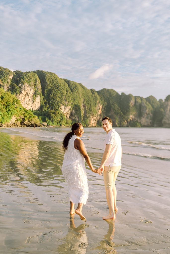 Krabi photographer, Krabi photography, Krabi honeymoon photography, honeymoon, couple, Aonang Monkey trail, Ao Nang, Engagement, Photo shoot at Ao Nang beach