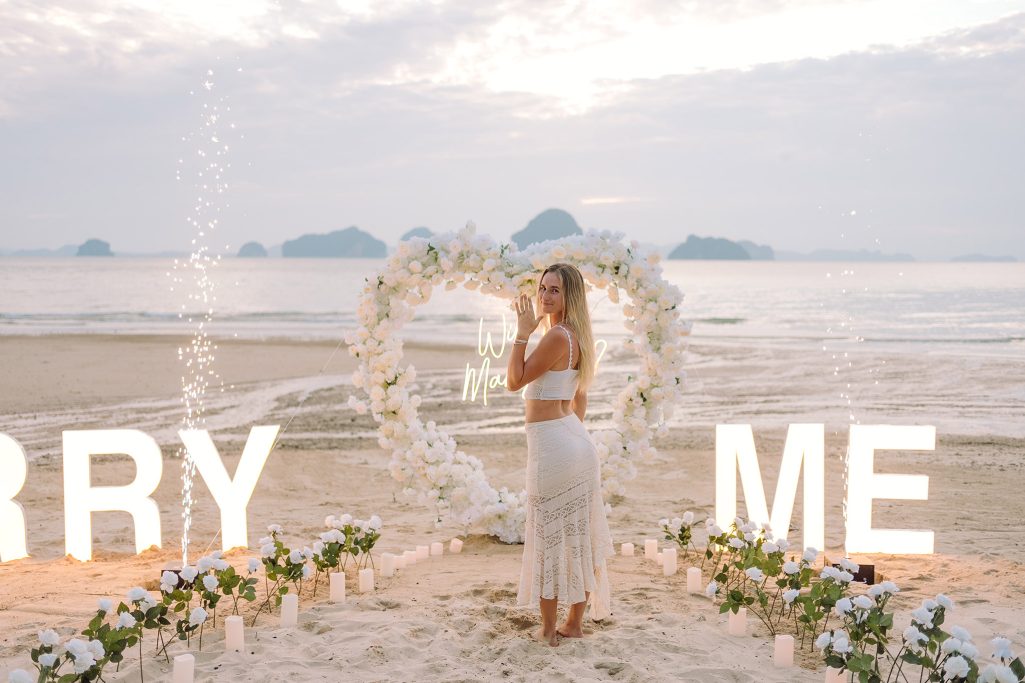 Krabi surprise proposal decoration planner, Krabi Wedding Planner, Krabi wedding, Krabi Wedding Planner, Krabi wedding organizer , Surprise proposal, Krabi surprise proposal photography, proposal decoration, surprise proposal photographer in Krabi