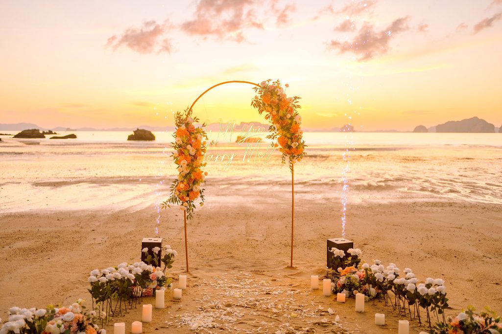 Krabi surprise proposal decoration planner, Krabi Wedding Planner, Krabi wedding, Krabi Wedding Planner, Krabi wedding organizer , Surprise proposal, Krabi surprise proposal photography, proposal decoration, surprise proposal photographer in Krabi