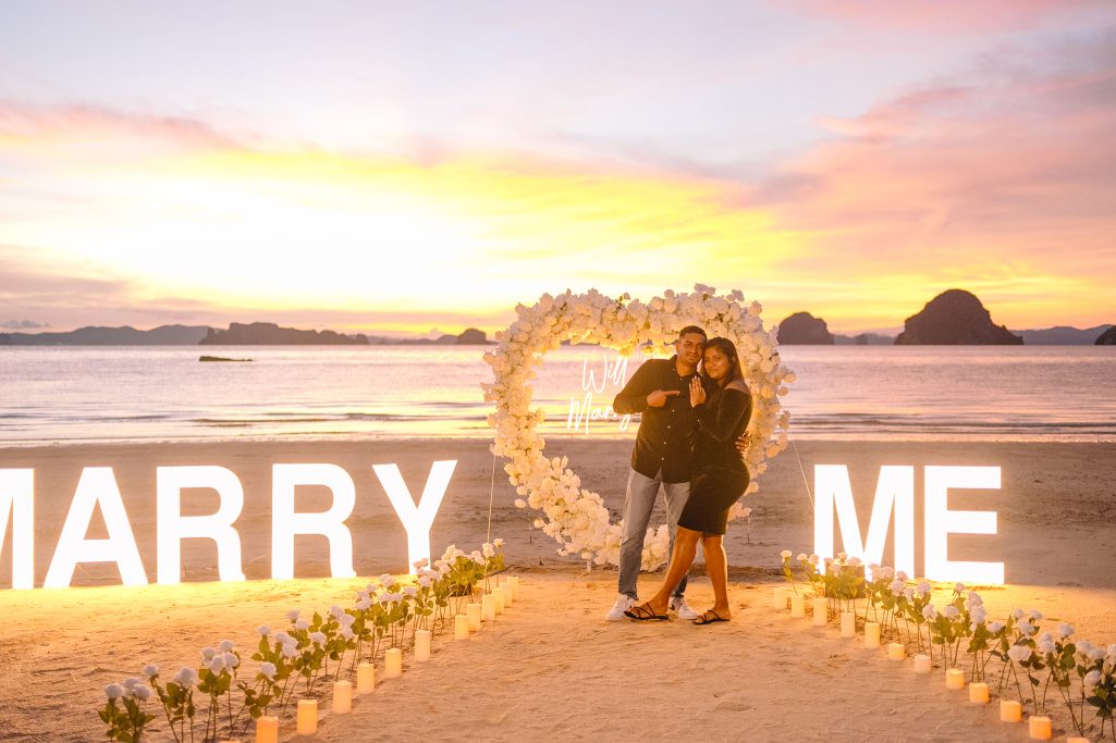 Krabi surprise proposal decoration planner, Krabi Wedding Planner, Krabi wedding, Krabi Wedding Planner, Krabi wedding organizer , Surprise proposal, Krabi surprise proposal photography, proposal decoration, surprise proposal photographer in Krabi