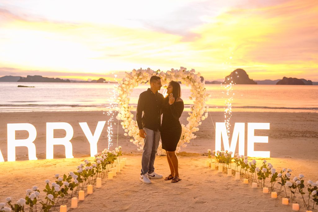 Krabi surprise proposal decoration planner, Krabi Wedding Planner, Krabi wedding, Krabi Wedding Planner, Krabi wedding organizer , Surprise proposal, Krabi surprise proposal photography, proposal decoration, surprise proposal photographer in Krabi