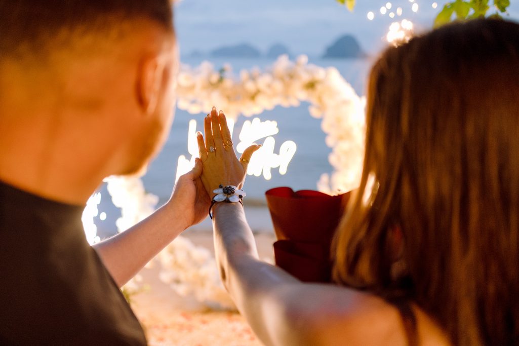 Krabi surprise proposal decoration planner and photographer