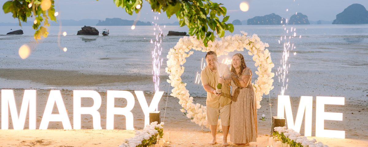 Krabi surprise proposal decoration planner, Krabi Wedding Planner, Krabi wedding, Krabi Wedding Planner, Krabi wedding organizer , Surprise proposal, Krabi surprise proposal photography, proposal decoration, surprise proposal photographer in Krabi